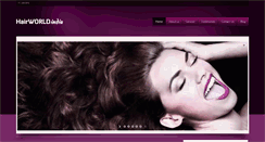 Desktop Screenshot of hairworldindia.com