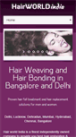 Mobile Screenshot of hairworldindia.com